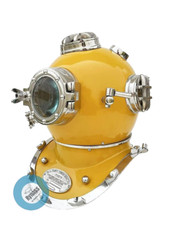 Raro antico casco subacqueo da immersione US Navy Mark V vintage Deep Sea