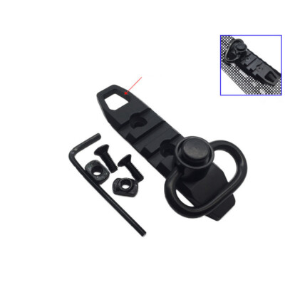 CQB MGP Metal 20mm rail Shoulder Strap Quick release Sling Mount Adapter MLOK QD