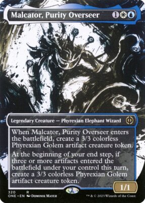 MTG Malcator, Purity Overseer (320/530) Phyrexia All Will Be One LP