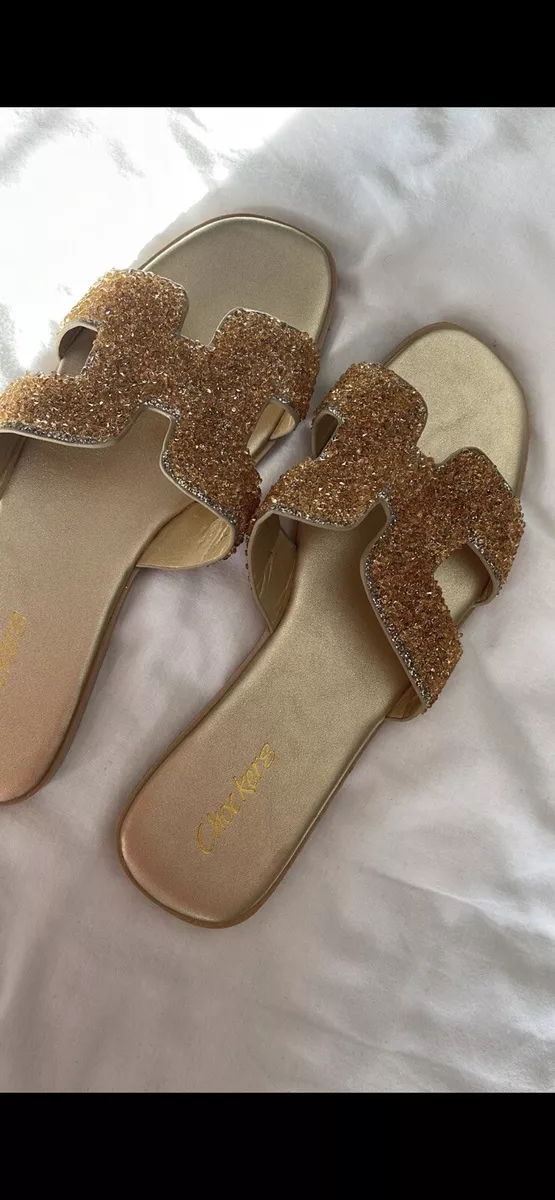 Gold sandals hotsell size 5