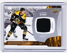 17-18 2017-18 Upper Deck Rookie Materials #RMAB Anders Bjork Jersey Boston 