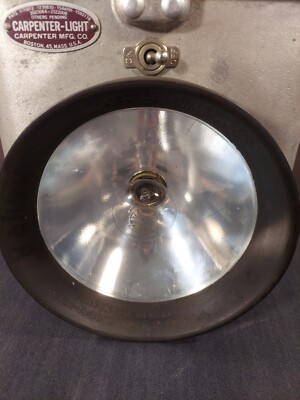 Vintage Carpenter Mfg Carpenter Light Mining Railroad J24 W/Extra