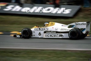 Keke Rosberg Williams Fw09b British Grand Prix 1984 Photograph 2 Ebay