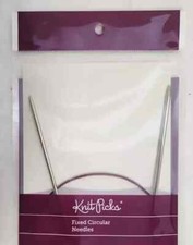 Knit Picks Fixed Circular Needles Nickel Plated  - Pick Size -
