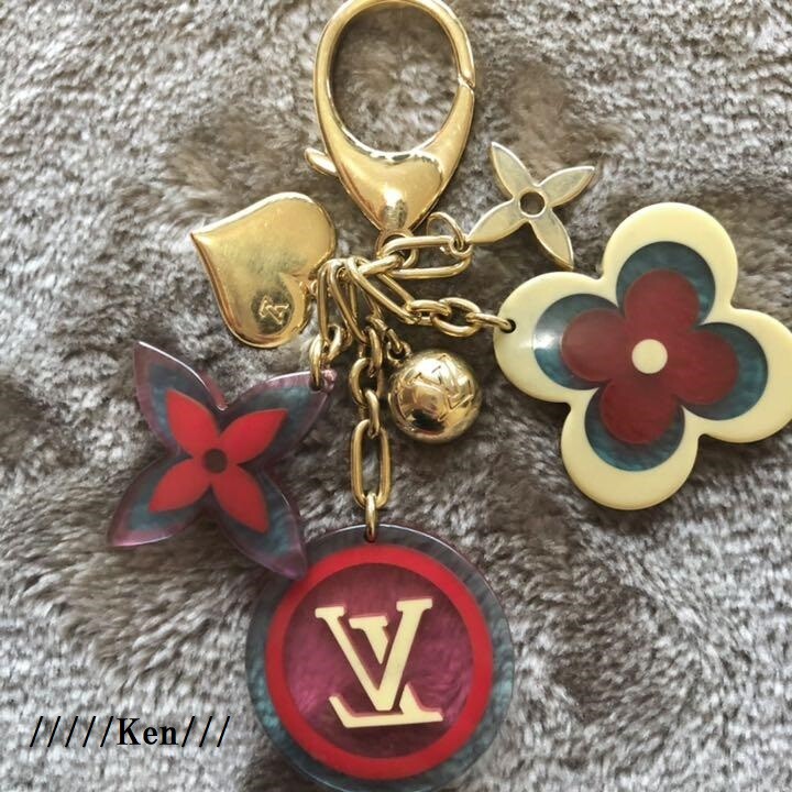 LOUIS VUITTON Bag charm AUTH Bijoux candy Flower Heart FS9 | eBay