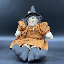 Halloween Witch 24" Shelf Sitter Primitive Country Farmhouse Cottage Core Fall