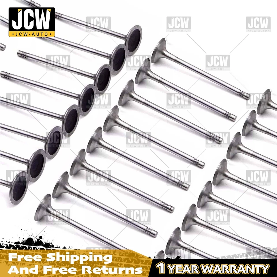 Juego de 32 válvulas de entrada y salida para BMW X5 X6 750i F06 N63N F12 F13 S63N 4,4 4,0 L Foto 3 de 4