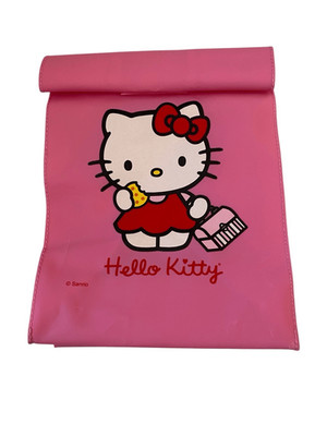 Nwot Sanrio Hello Kitty Lunch Bag Travel School Girls Kawaii Cute Pink Cartoon