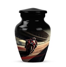 Bike Urns Small Funeral Ash Urns for Human Ashes 3 Inch Mini Cremation Keepsake
