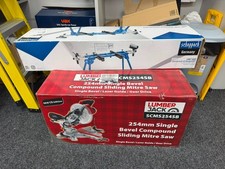 10" Sliding Compound Mitre Saw 1800W WITH UNIVERSAL BASE FRAME BRAND NEW