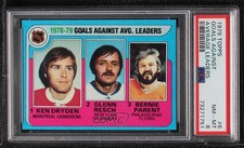 1979 Topps League Leaders Ken Dryden Glenn Resch Bernie Parent #6 PSA 8 HOF 0nr3