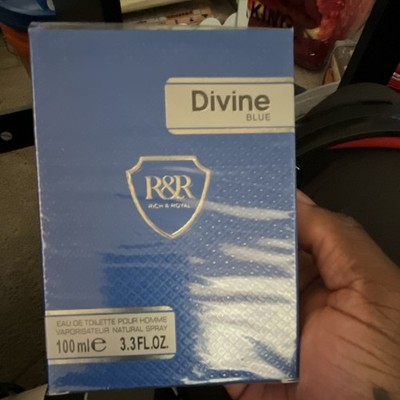 R&R Rich & Royal Divine Blue Eau de Toilette Spray 100ml 3.3 fl oz