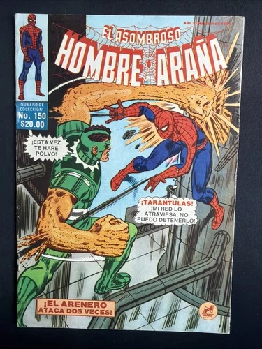 Hombre Arana #150 1983 Spider-Man Comic In Spanish Mexico Foreign U.S. Seller VG