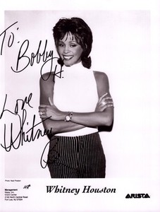 Whitney Houston Signed | eBay