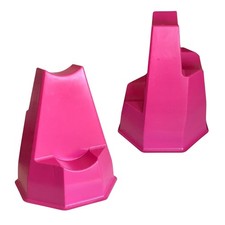 Pylonetti Cavaletti Block Hindernisblock Stangenhalter Pferd - 2 St&uuml;ck - Rosa