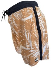 Vuori Peak Board Shorts Boardshort Flax Rainforest Tropical Swim Trunks Size 33