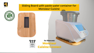 Schiebebrett mit Wasserbehälter für Monsieur Cuisine CONNECT Lidlomix