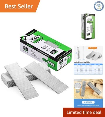 Reliable 18 Gauge Brad Nails 1-1/2 Inch - 5000 Count for DIY & Pro Work