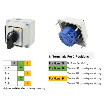 Silver Alloy Motor Control Switch for Generators