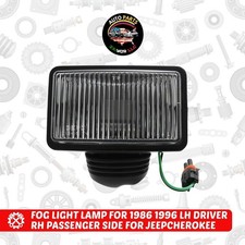 Fog Light Lamp For 1986 1996  LH Driver RH Passenger Side for Jeep Cherokee