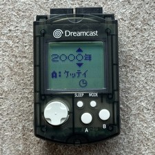 Sega Dreamcast Smoke Clear Black VMU Visual Memory Unit HKT-7000 JPN  US SELLER