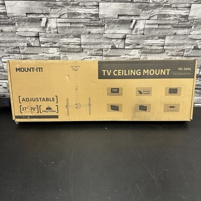 Mount-It Height Adjustable Ceiling TV Mount for 32 to 70 TVs (MI-509L)