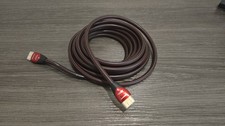 AudioQuest 18G Cinnamon 5m High-Speed 4K HDMI Cable - Red/Black - OPEN BOX