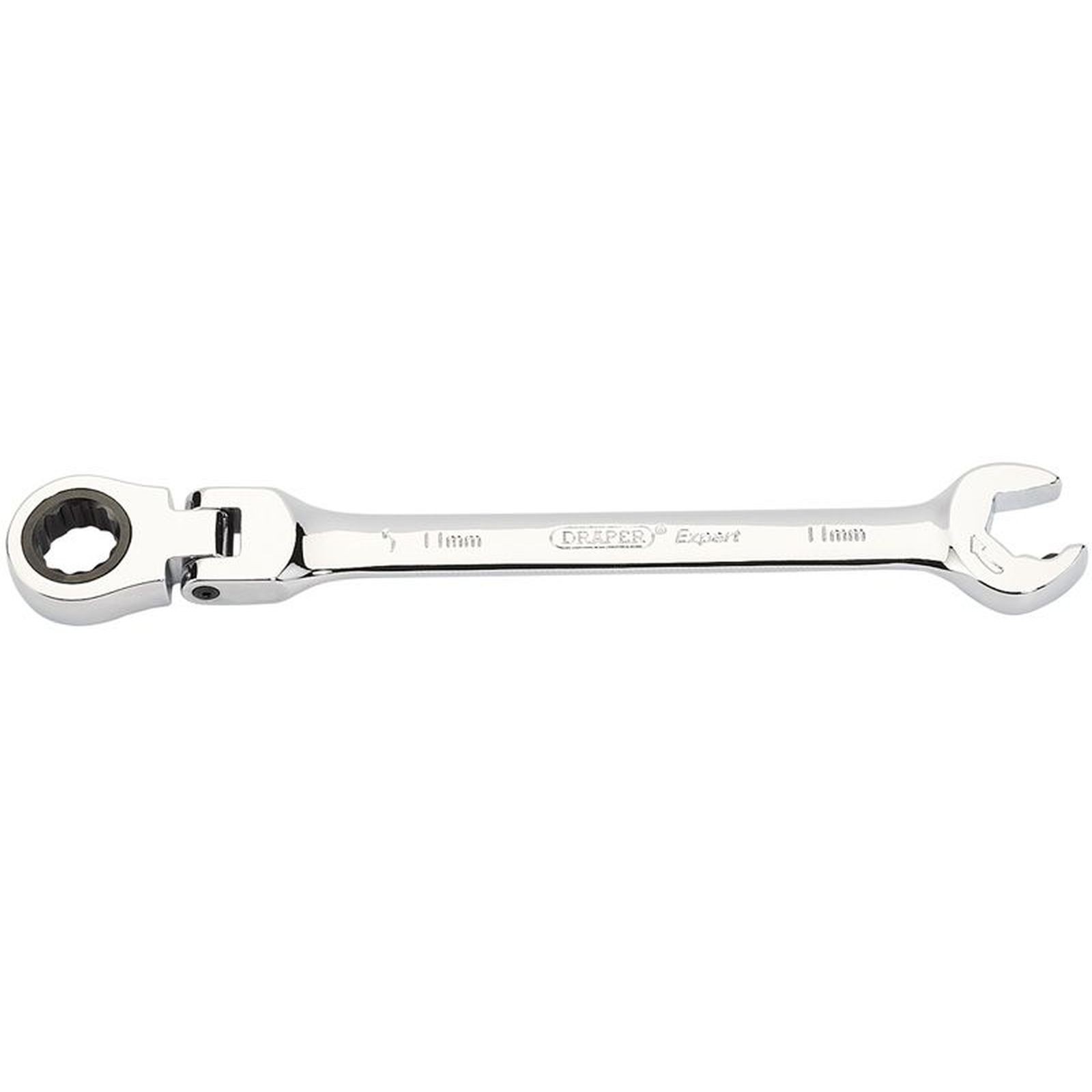 Draper Combination Spanner Flexible Head And Double Ratcheting (11mm) - 06855 - Image 7