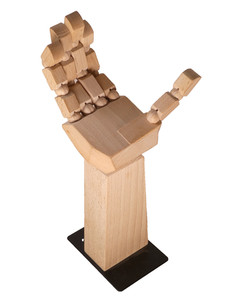 IKEA Lanespelare 2019 2229G Poseable Wooden Grab Hand Accesstory Artist 12"