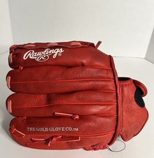 Rawlings Highlight Series H120S 12  Youth Red Baseball Softball Glove Right Thro