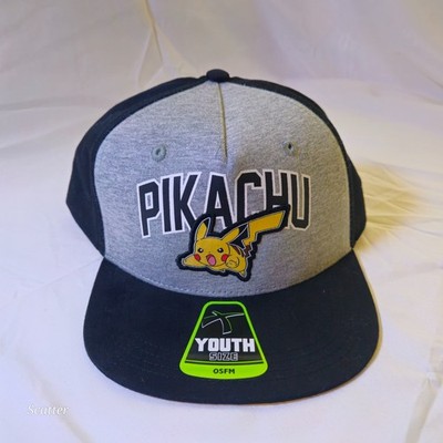 Pokemon Pikachu Youth Snap Back Hat OSFM NWT New With Sticker