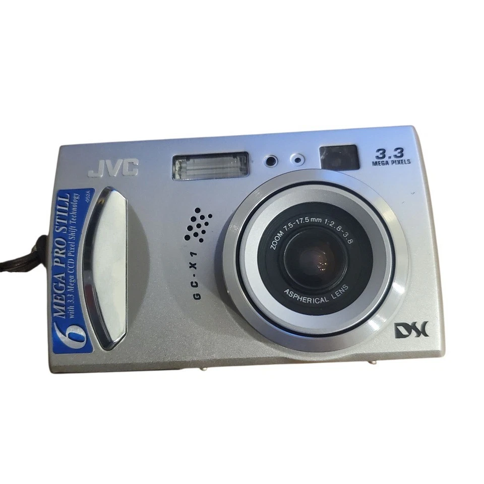 JVC GC-X1E 3.3 Mega Pixel Digital Still Camera with Battery & Charger Tested - Image 3 of 4