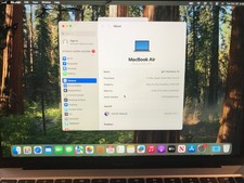 Apple MacBook Air 2020 13" I5 1.1GHZ 8GB 256GB A2179 Gray Crack Screen 811