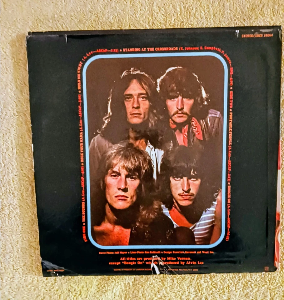 Десять лет спустя ‎Alvin Lee & Company виниловая пластинка 1972 Deram запись альбом V, ex Cg + - Изображение 3 из 4