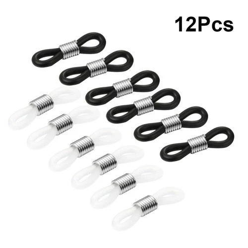 DIOR 12PCS Anello Antiscivolo per Occhiali Porta Occhiali Connettore Catena Antiocchiali