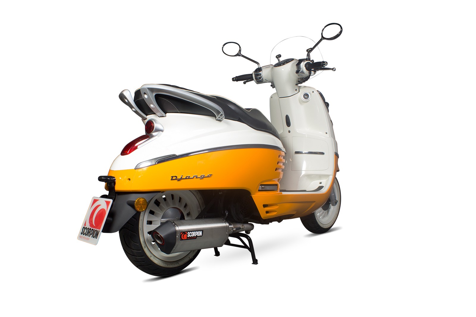 Peugeot Django 125/150 17-18 Scorpion Exhaust Serket Stainless Steel RPG105SEO