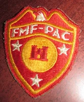 Vintage U.S. Marine Corps WWII Fleet Marine Force Pacific FMF-PAC Insignia Patch