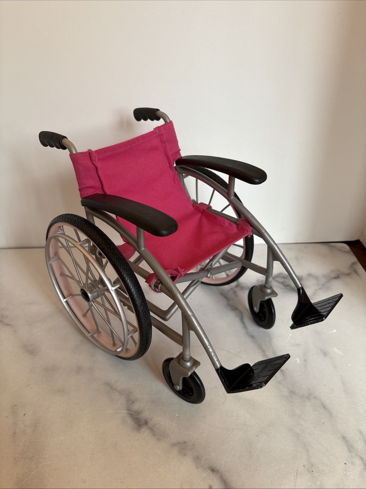 Our Generation OG Foldable Pink Wheelchair For 18 Inch Dolls