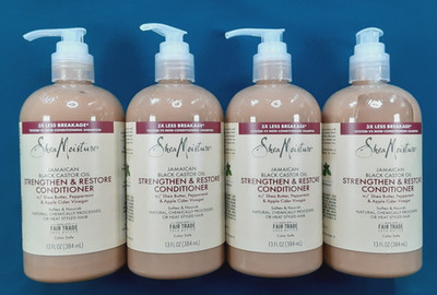 4X  Shea Moisture Jamaican Black Castor oil Strengthen & Restore Conditioner!