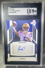 2024 SAGE HIT Autographs Jayden Daniels #A-JD (AU, RC) SGC 10 / 9