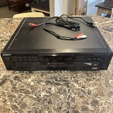 SONY CDP-CE305 5 DISC CD PLAYER CHANGER CAROUSEL - No Remote, Tested