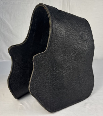 UNBRANDED HEAT SHIELD FOR HARLEY DAVIDSON TOURING MODELS BLK LEATHER