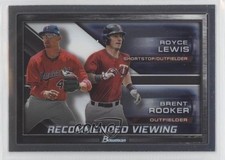 2017 Bowman Draft Recommended Viewing Royce Lewis Brent Rooker #RV-MIN 6k2