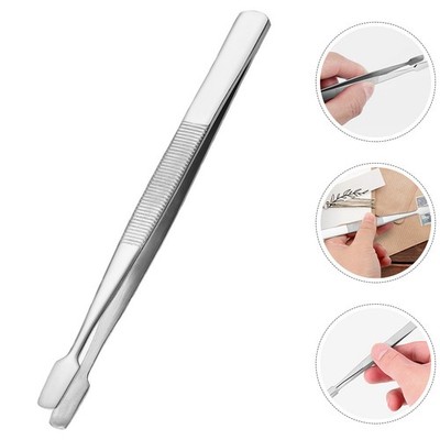 4 Pcs Stainless Steel Hobby Tools Stamp Lifting Precision Tweezers