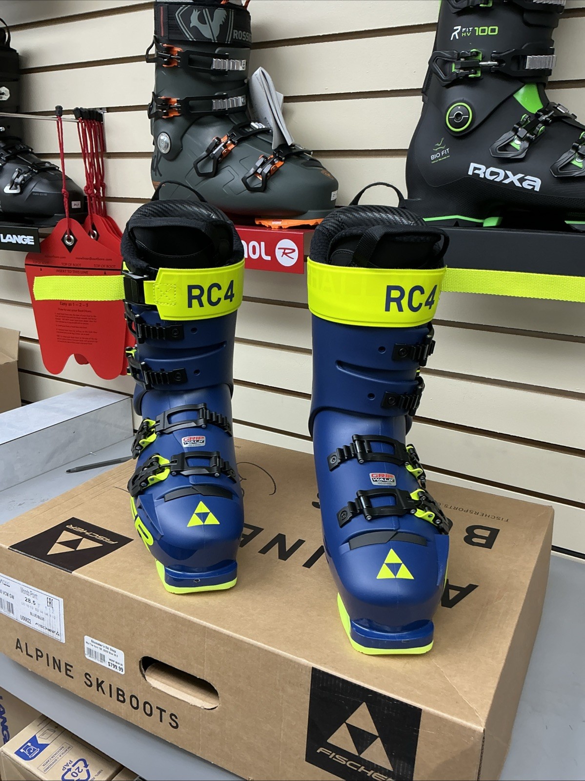 SALOMON Scarponi da sci Fischer RC4 The Curv 130 VCM Walk da uomo NUOVI 28 5 21 22