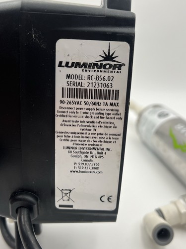 Luminor LB6-02A-12V Blackcomb Water Purifier UV Water Treatment System RC-B56.02 - Picture 5 of 8