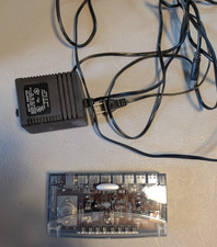 Belkin smoke gray 7 port powered USB hub - tested working - vintage Mac styling