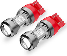 7443 Red LED Light Bulbs, Super Bright 7444 7443LL 7440LL LED Brake Tail Stop Li
