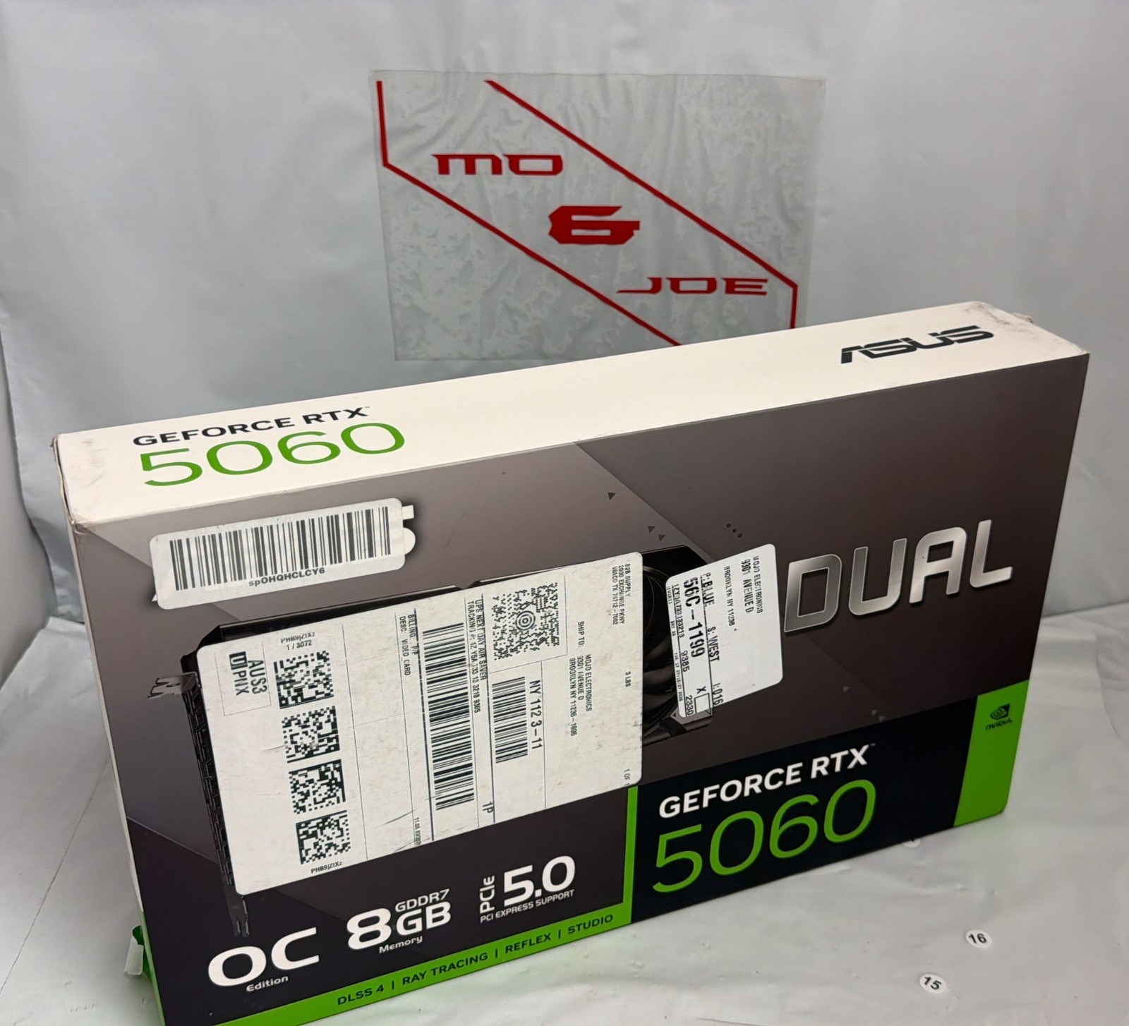 Graphics Card Box ONLY – NVIDIA GTX/RTX AMD – ASUS EVGA Gigabyte PNY – No GPU