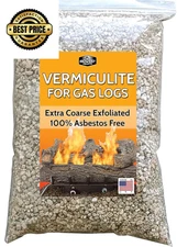 Midwest Hearth Vermiculite Granules for Gas Logs - 12 oz Bag 9x12 